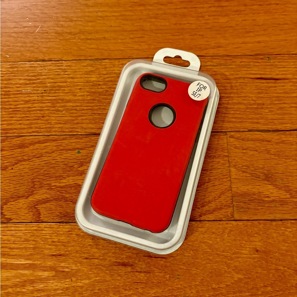Red Phone Case for iPhone SE/7